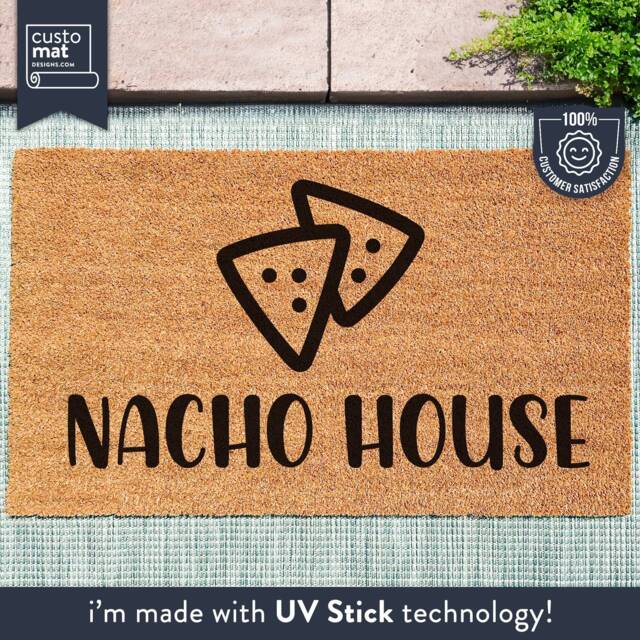 Nacho House Doormat - Funny Welcome Mat Door Gift Home Housewarming New - image 1