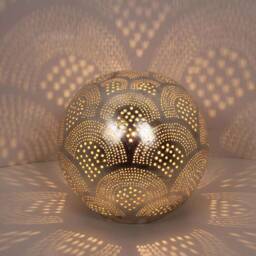 Handmade Brass Lamp Moroccan Table Lamp, Modern Small Table Lamp, Boho Decor Decor, Desk Night Light Oriental Brass Lamp - thumbnail 3