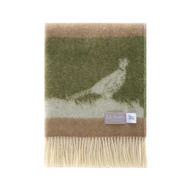 Country Wool Throw - Woven Blanket Made From Pure Ideal For Housewarming Gift - image 1
