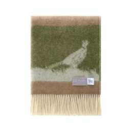 Country Wool Throw - Woven Blanket Made From Pure Ideal For Housewarming Gift - thumbnail 1