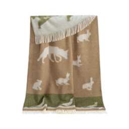 Country Wool Throw - Woven Blanket Made From Pure Ideal For Housewarming Gift - thumbnail 2