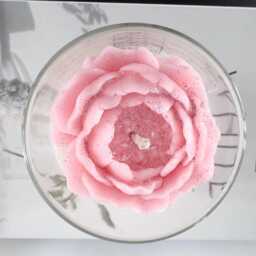 Peony Blossom Candle - Hand-Poured Coco Soy Floral Sculpted Birthday Gift Luxury Box 40 Hour Burn 220 Grams - thumbnail 2