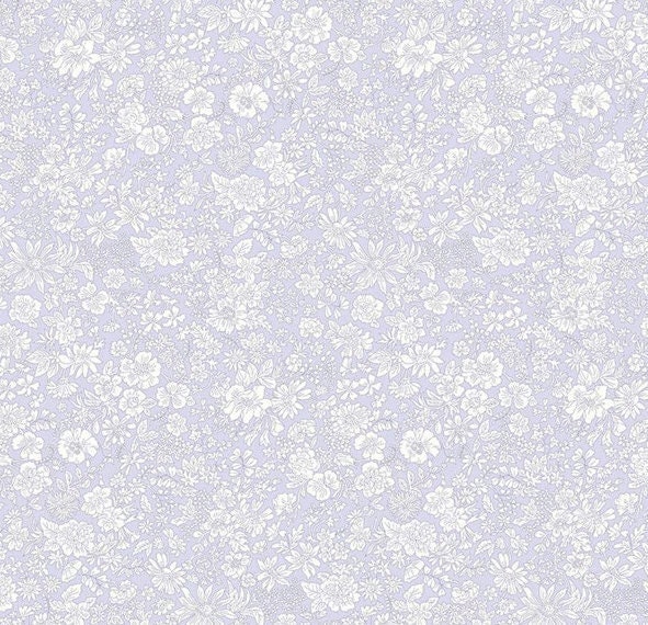 Lilac Liberty London Crib Sheet Purple Floral Changing Pad Cover - image 1