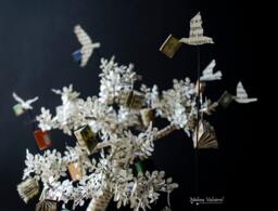 The Tree Of Knowledge Book Sculpture - Altered Art Made To Order