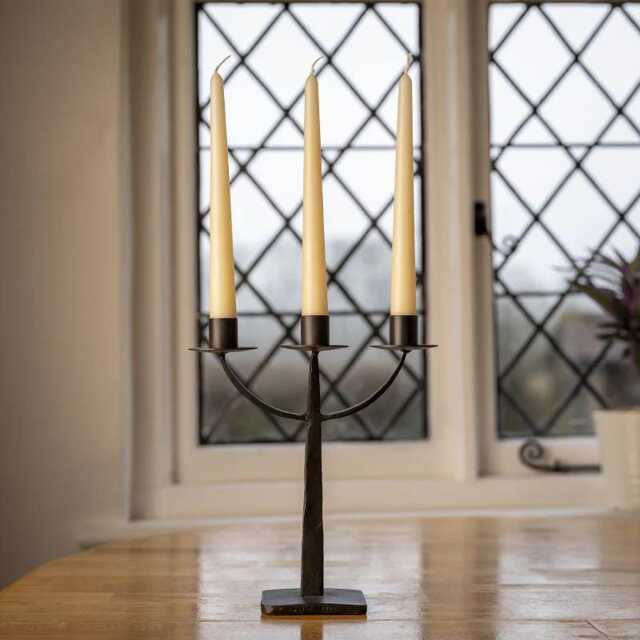Blacksmiths Forged Candle Holder - image 1