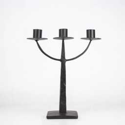 Blacksmiths Forged Candle Holder - thumbnail 2