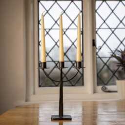 Blacksmiths Forged Candle Holder - thumbnail 1