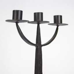 Blacksmiths Forged Candle Holder - thumbnail 3