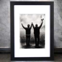 Unframed Heaton Park 2025 Oasis Inspired Print - Framed Britpop Wall Art Print Only - thumbnail 1