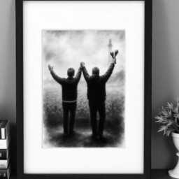 Unframed Heaton Park 2025 Oasis Inspired Print - Framed Britpop Wall Art Print Only - thumbnail 2