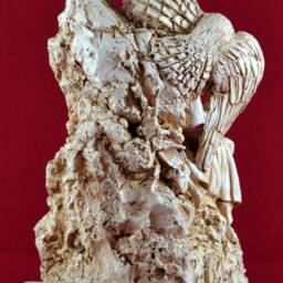 Prometheus Statue Cast Marble Titan Sculpture - 8 Inches - thumbnail 4