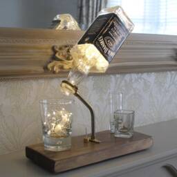 Jack Daniels Bottle Light - 70Cl. Unique Lamp & Whiskey Lover Gift For The Home - thumbnail 2