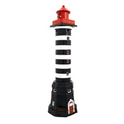 Handmade Ceramic Lighthouse Klaipeda Lithuania, Coastal Lighthouse, Beach House Decor, Ocean Theme Decor, Lighthouse Art - thumbnail 3