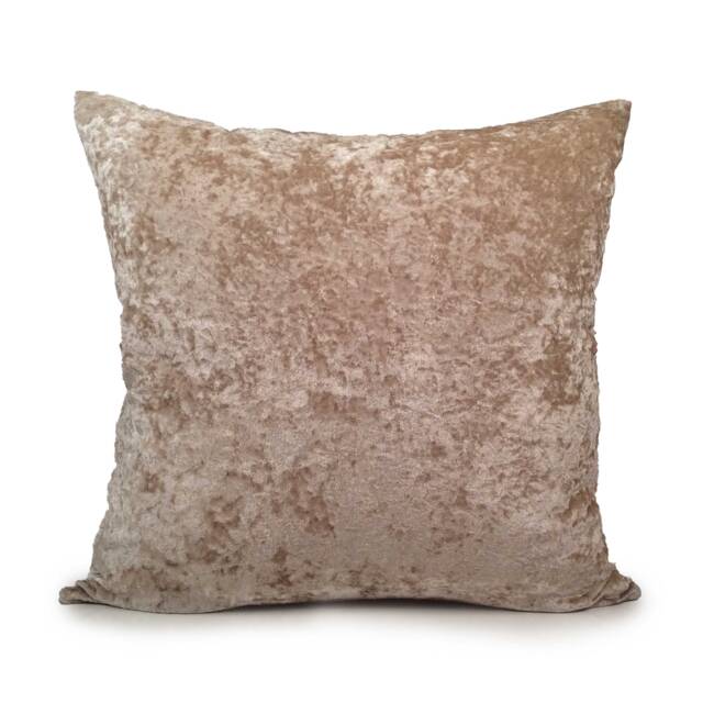 Ivory Pillow, Throw Pillow Cover, Decorative Cushion Accent Velour Home Decor, Sofa Decor, Indoor Pillow - image 1