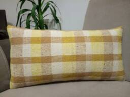 Kilim Lumbar Pillow 12x24 Inches Turkish Striped Design Cover Decorative Cover Sofa Home Decor - thumbnail 1