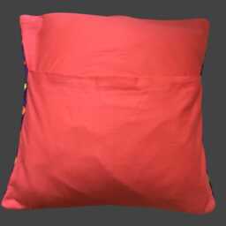 Multicoloured Needlepoint Cushion Carnival Pillow, Wool & Acrylic Yarn - thumbnail 2