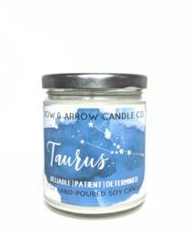 Soy Candle Zodiac Collection - Astrology Candles Constellation Taurus Celestial Gift Idea Signs - thumbnail 1