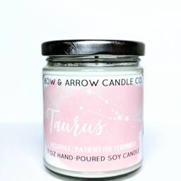 Soy Candle Zodiac Collection - Astrology Candles Constellation Taurus Celestial Gift Idea Signs - thumbnail 2