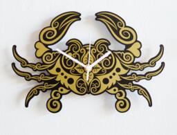 Tribal Crab - Wall Clock - thumbnail 1