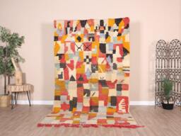 Vintage Boujaad Rug, Authentic Moroccan Rug 5x9 Ft - thumbnail 1