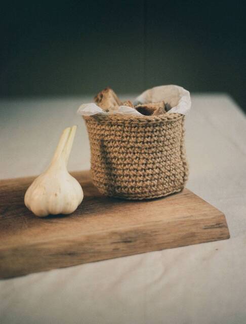 Crochet Jute Pot - image 1