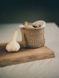 Crochet Jute Pot - thumbnail 1