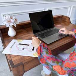 Expertly Handmade Walnut Writing Desk With Adjustable Led Lighting, Mid-Century For Home Office - Us Duties Prepaid - thumbnail 2