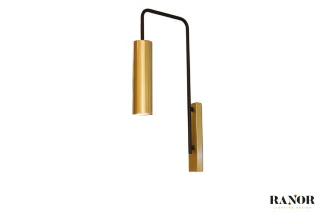 Wall Lighting Brass Candle Lamp Vanity Light Fixture, Art Sconce - Model Ranor Design #536 - image 1