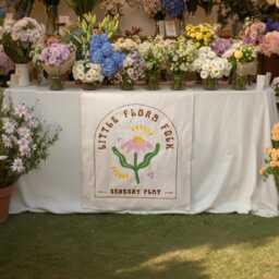 Custom Canvas Banner, Hand Embroidered Sign, Sign For Home + Business, Bakery Shop , Tent Tapestry , Wall Art