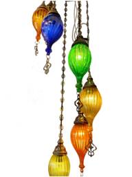 7 Glass Chandelier, Chandelier Light, Moroccan Light, Moroccan Lighting, Turkish Light, Moroccan Lamp, Moroccan Pendant, Moroccan Lantern
