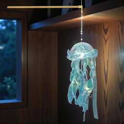 Aesthetic Led Jellyfish Lamp For Bedrooms, Featuring A Dreamy Fantasy Nightlight Design Perfect Room & Home D??cor, Boho Styling - thumbnail 2