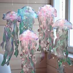 Aesthetic Led Jellyfish Lamp For Bedrooms, Featuring A Dreamy Fantasy Nightlight Design Perfect Room & Home D??cor, Boho Styling