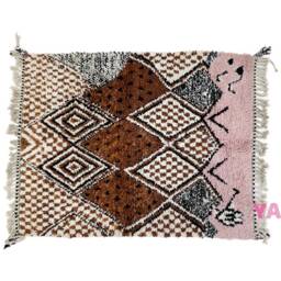 Yakiti - 5X7Ft Moroccan Rug, Beni Ourain Area Modern Wool Living Room Beniourain Handmade Soft Carpet, 163 cm X 204 - thumbnail 3