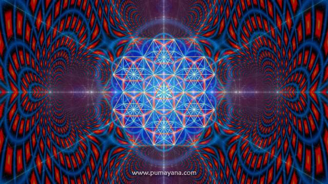 One Light Tapestry - Wall Hanging Cosmic- Meditation Spiritual Visionary Sacred Geometry- Conscious Art - image 1