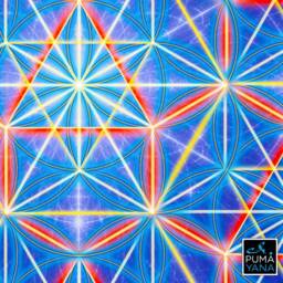 One Light Tapestry - Wall Hanging Cosmic- Meditation Spiritual Visionary Sacred Geometry- Conscious Art - thumbnail 3