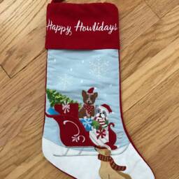 Adorable One Of A Kind Christmas Stockings. Choose Llama Stocking Or Dog For Someone Special - thumbnail 2
