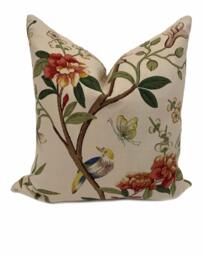 G.p & J Baker Peony & Blossom Sage Beige Double Sided Cushion Cover Pillow - thumbnail 1