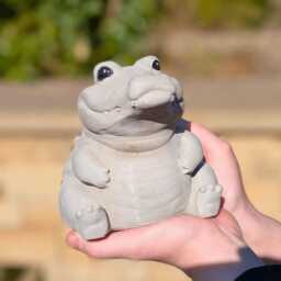 Handmade Concrete Crocodile Sculpture - Quirky Garden Decor - thumbnail 2