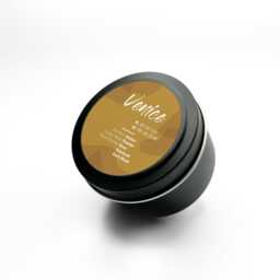Venice -- Scented Soy Candle California Patchouli Woody Powder Amber Handmade Handpoured Mason Jar - thumbnail 4