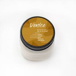 Venice -- Scented Soy Candle California Patchouli Woody Powder Amber Handmade Handpoured Mason Jar - thumbnail 1