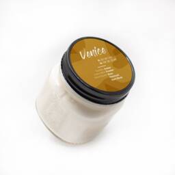 Venice -- Scented Soy Candle California Patchouli Woody Powder Amber Handmade Handpoured Mason Jar - thumbnail 2