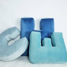 Velvet Letter E Pillow, Nursery Decor, Personalized Initial Cushion - thumbnail 4