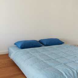 Linen Duvet Cover Patina Blue Teal Washed 100% European Bedding Us King Queen Full Twin Oeko-Tex Natural Gift - thumbnail 2