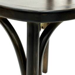 Dark Bentwood Dining Chair Rustic Stacking Wooden Chair - thumbnail 4
