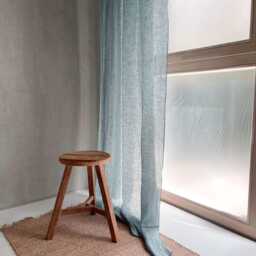Custom Linen Curtain, Washed Drapery For Living Room, Handmade Drapes - 1 Pcs - thumbnail 2