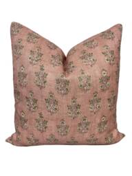 G.p & J Baker Poppy Sprig Blush Pink Double Sided Cushion Cover Pillow - thumbnail 1