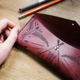 D&d Leather Pencil Case, Dice Case - thumbnail 2
