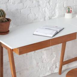 Corner Desk Luka W 135cm X D 85 cm - Oak, Right Side - thumbnail 3