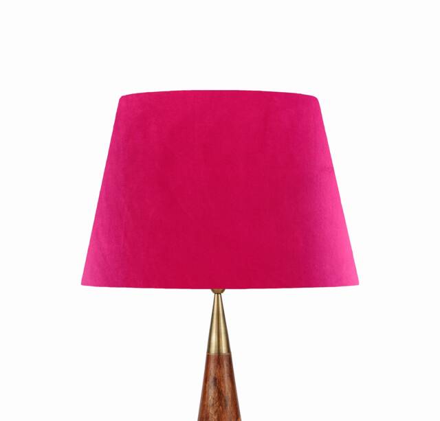 50cm Cerise Pink Floor Lamp Shade in Velvet - Choice Of Lining - image 1