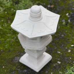 Japanese Lantern Pagoda Figurine Outdoor Statue Zen Garden Asian & Traditional Decor Cement Oriental Lamp Ornament Gift - thumbnail 3